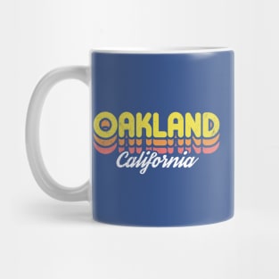 Retro Oakland California Mug